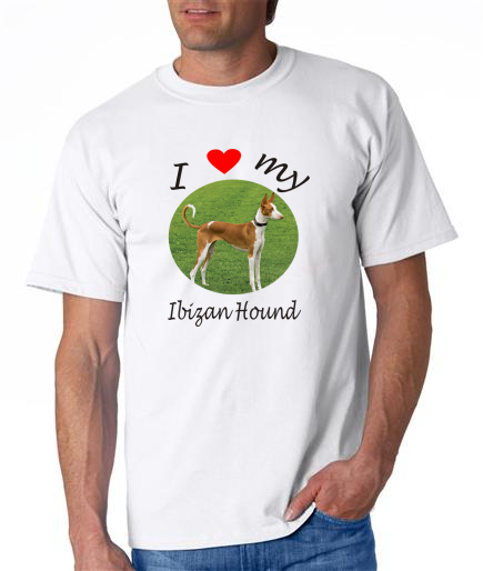 Dogs - Ibizan Hound Picture on a Mens Shirt